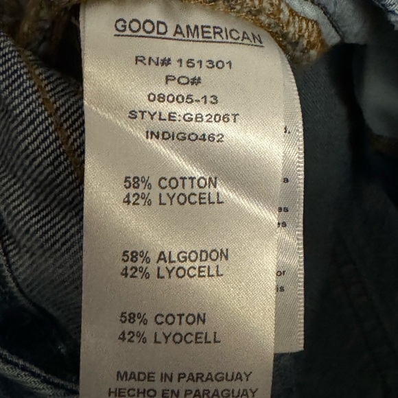 NWT Good American GOOD BOY STRAIGHT JEANS, size 20 - Picture 4 of 15